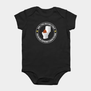 Every Time You Clog A Toilet You Exceed Expectations Baby Bodysuit